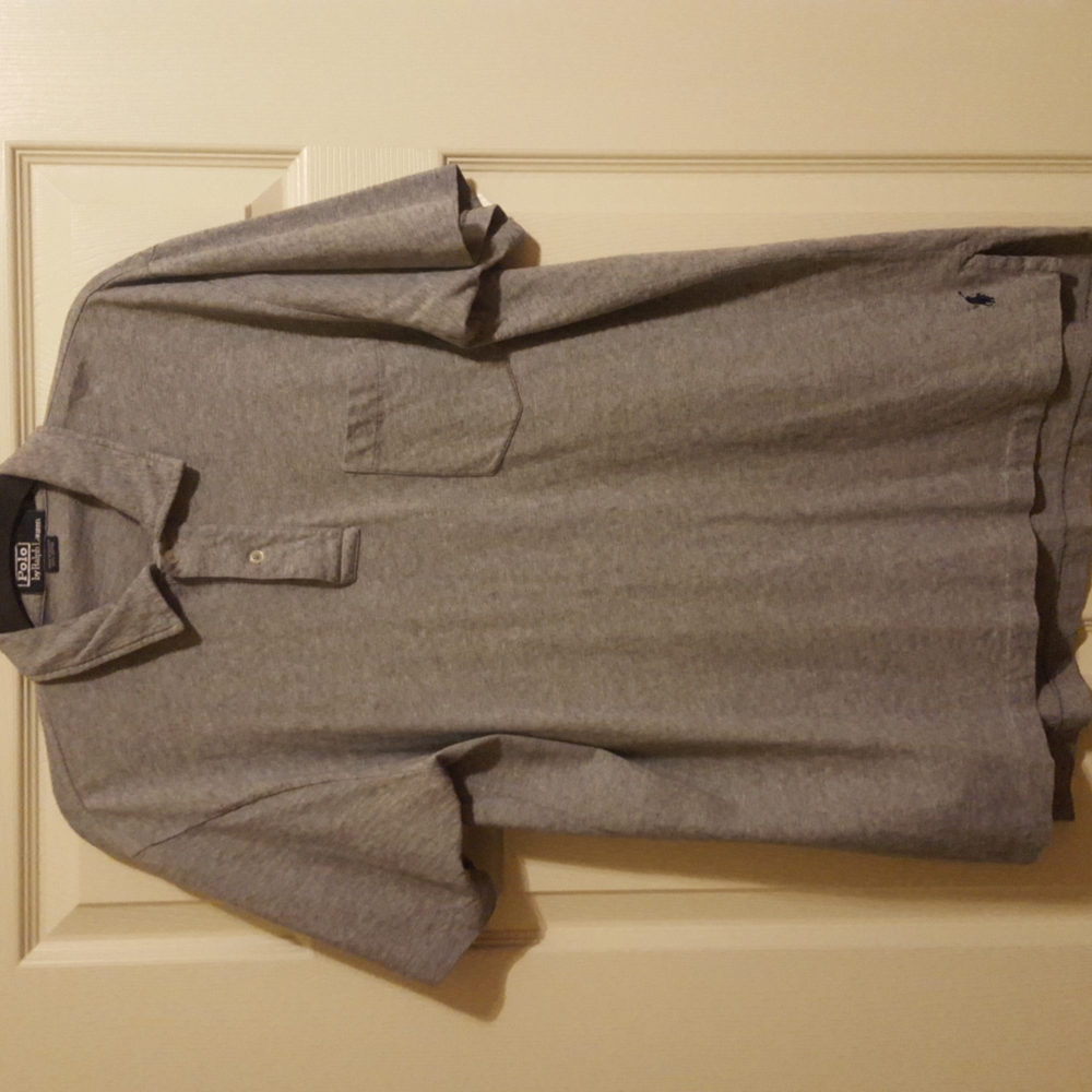 Polo by Ralph Lauren gray shirt, Medium
